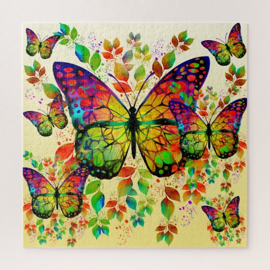 FRÜHSTÜCKE FARBEN FARBHAFTE NATUR PUZZLE (Vertikal)