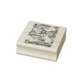 FRÜHSTÜCKE, OSTEREIER, BUNNEN IM MEADOW Niedlich Gummistempel (Stempel)