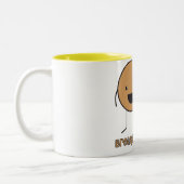 Frühstücks-Freund-Tasse Zweifarbige Tasse (Links)