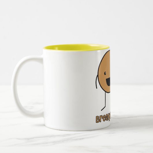 Frühstücks-Freund-Tasse Zweifarbige Tasse (Links)