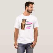 Frühstücks-Katzen-T - Shirt (Vorne ganz)