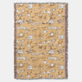 Frühstücks-Muster 2 Decke (Vorderseite Vertikal)