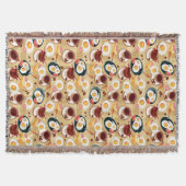 Frühstücks-Muster 3 Decke (Vorderseite)