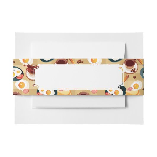 Frühstücks-Muster 3 Einladungsbanderole (Vorderseite Beispiel)