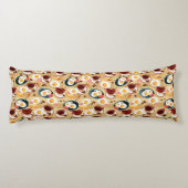 Frühstücks-Muster 3 Seitenschläferkissen (Rückseite)