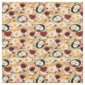 Frühstücks-Muster 3 Stoff (Muster)