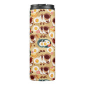 Frühstücks-Muster 3 Thermosbecher (Rückseite)