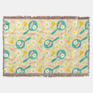 Frühstücks-Muster Decke