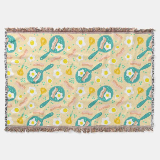 Frühstücks-Muster Decke (Vorderseite)