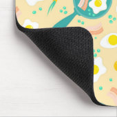 Frühstücks-Muster Mousepad (Ecke)