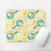 Frühstücks-Muster Mousepad (Mit Mouse)
