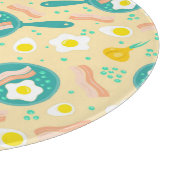 Frühstücks-Muster Schneidebrett (Ecke)