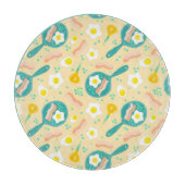 Frühstücks-Muster Schneidebrett (Vorderseite)