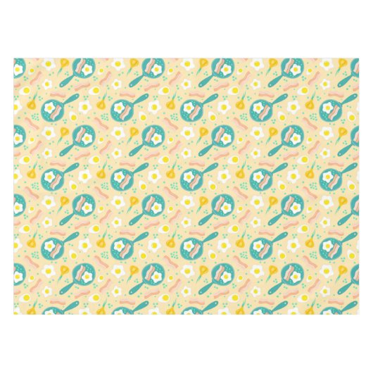 Frühstücks-Muster Tischdecke (Vorderseite (Horizontal))