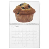 Frühstücks-Nahrungsmittelkalender Kalender (Mär 2027)