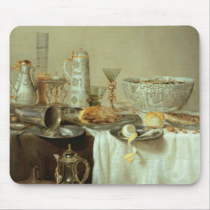 Frühstücks-Stillleben, 1638 Mousepad