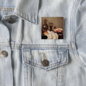 Frühstücks-Stillleben (Öl auf Platte) Button (Beispiel)