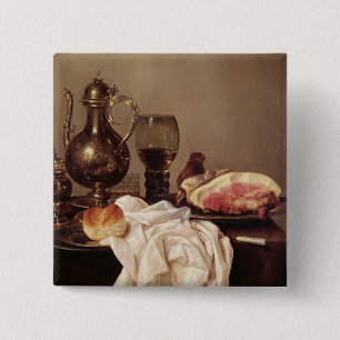 Frühstücks-Stillleben (Öl auf Platte) Button