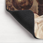 Frühstücks-Stillleben (Öl auf Platte) Mousepad (Ecke)