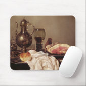 Frühstücks-Stillleben (Öl auf Platte) Mousepad (Mit Mouse)