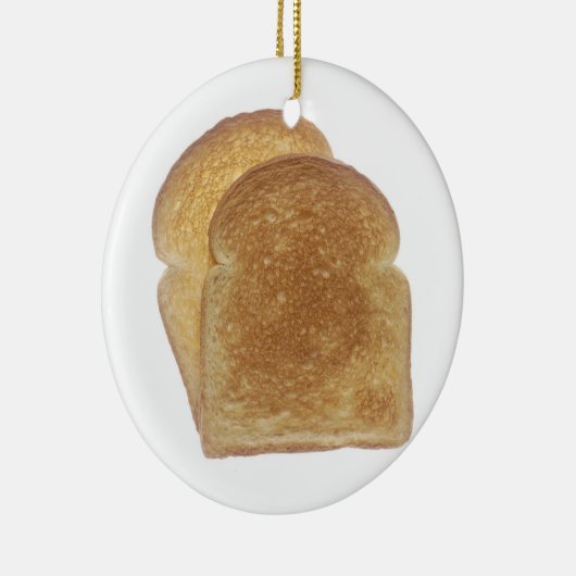 Frühstücks-Toast Keramik Ornament (Rechts)
