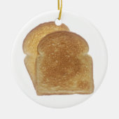 Frühstücks-Toast Keramik Ornament (Vorne)