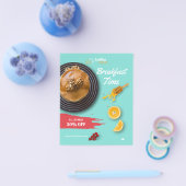Frühstücksangebot, Kaffeesalon-Frühstücksmenü Flyer (Einzeln)
