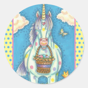 FRÜHSTÜCKSBASKET UNICORN, NIEDLICHE HORSE STICKERS