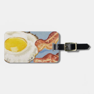 Frühstücksbild Bacon and Egg Gepäckanhänger