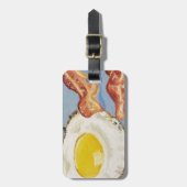 Frühstücksbild Bacon and Egg Gepäckanhänger (Vorderseite vertikal)