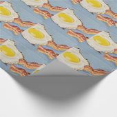 Frühstücksbild Bacon and Egg Geschenkpapier (Ecke)