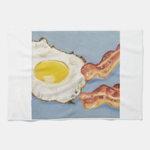 Frühstücksbild Bacon and Egg Handtuch