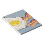 Frühstücksbild Bacon and Egg Notizblock (angewinkelt)