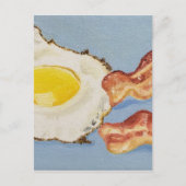 Frühstücksbild Bacon and Egg Postkarte (Vorderseite)