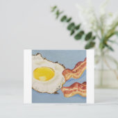 Frühstücksbild Bacon and Egg Postkarte (Stehend Vorderseite)