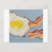 Frühstücksbild Bacon and Egg Postkarte (Vorderseite)