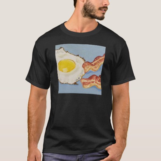 Frühstücksbild Bacon and Egg T-Shirt (Vorderseite)