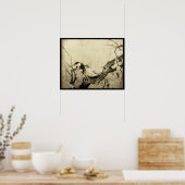 FRÜHSTÜCKSBIRD UND BLUME BAUM POSTER (Küche)