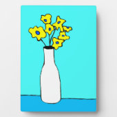 Frühstücksblumen Fotoplatte (Vorderseite)