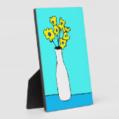 Frühstücksblumen Fotoplatte (Seite)