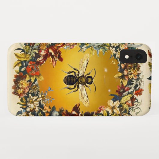FRÜHSTÜCKSBLUMEN HONEY BIE / RINDFLEISCH Case-Mate iPhone HÜLLE (Rückseite (Horizontal))
