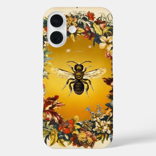 FRÜHSTÜCKSBLUMEN HONEY BIE / RINDFLEISCH Case-Mate iPhone HÜLLE (Rückseite)