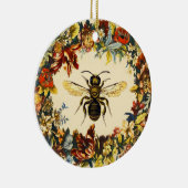 FRÜHSTÜCKSBLUMEN HONEY BIE / RINDFLEISCH KERAMIK ORNAMENT (Rechts)