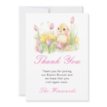 Frühstücksbrunch zu Ostern mit Küken