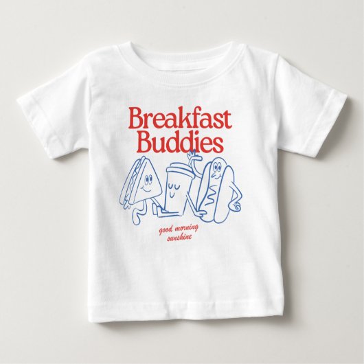 Frühstücksbücher Baby T-shirt (Vorderseite)