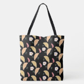 Frühstücksbüffet auf einem Croissant mit Schinken Tasche (Rückseite)