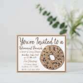 Frühstücksbuffet Brunch Alles Bagel Einladungspostkarte (Stehend Vorderseite)