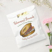 Frühstücksbuffet Brunch Bagel Lox Capers Zwiebel Geschenktütchen (Versiegelt)