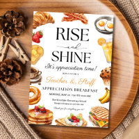 Frühstücksbuffet der Rise & Shine Lehrer