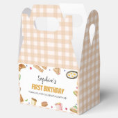 Frühstücksbüffet Erstgeburtstag Gefallen Box Geschenkschachtel (Geöffnet)